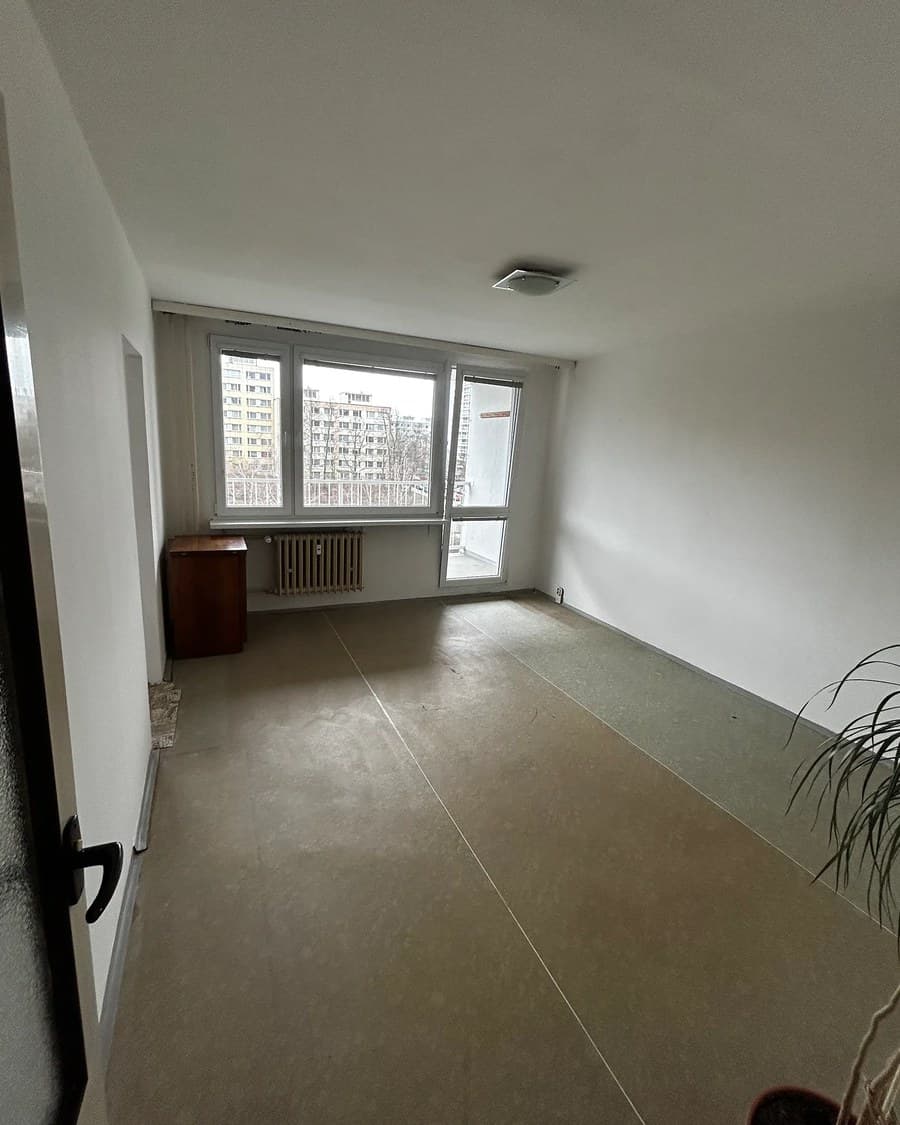 Obývací pokoj, virtuální homestaging — před